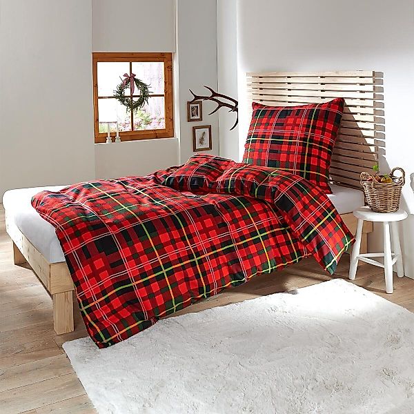 TRAUMSCHLAF Bettwäsche Sherlock, Flanell, 2 teilig, günstig online kaufen