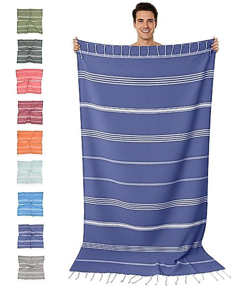 furora HOLIDAY Saunatuch Strandtuch Hamamtuch: groß 100x200 cm Saunatuch, S günstig online kaufen