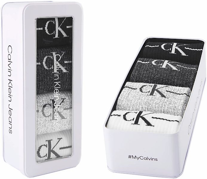 Calvin Klein Jeans Socken, (4 Paar), mit Logostickerei, Geschenkbox, zum Ve günstig online kaufen