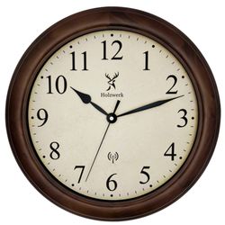 Holzwerk Funkwanduhr Vintage Retro Designer Funk günstig online kaufen