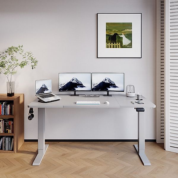 HOMALL Schreibtisch Höhenverstellbar elektrischer Memory-Funktion 100/120/1 günstig online kaufen