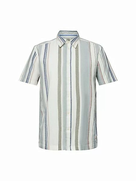 Esprit Kurzarmhemd Kurzarm-Hemd mit Streifen, 100% Baumwolle günstig online kaufen