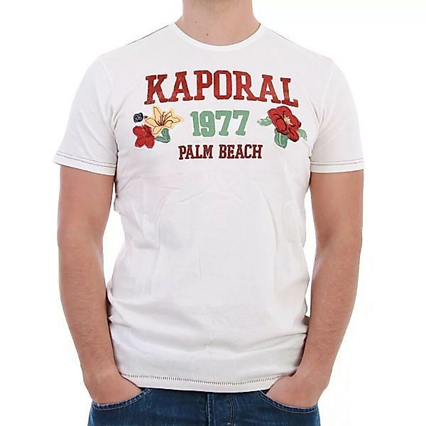 Kaporal T-Shirt Men - Palm - Weiss günstig online kaufen