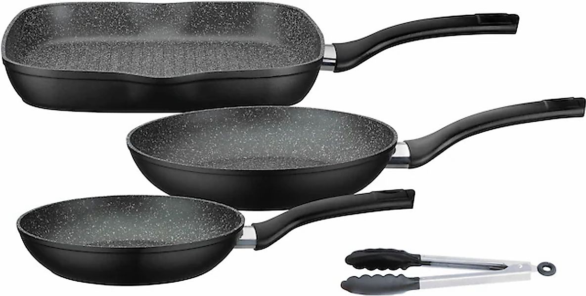 GSW Pfannen-Set »Gourmet Granit« Aluminium Set, 1x Bratpfanne Ø 20 cm, 1x B günstig online kaufen