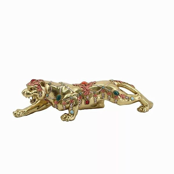 Deko-figur Dkd Home Decor Harz Kolonial Panther (39 X 11 X 10 Cm) günstig online kaufen