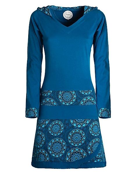 Vishes Jerseykleid Long Hoodie Kleid Damen mit Kapuze Langarm Kleider Kapuz günstig online kaufen