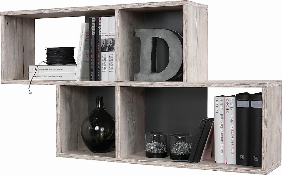 FMD Schuhschrank Step 3 Breite 58,5 cm, Tief 17 cm, mit 3 Klappen, Schuhkip günstig online kaufen