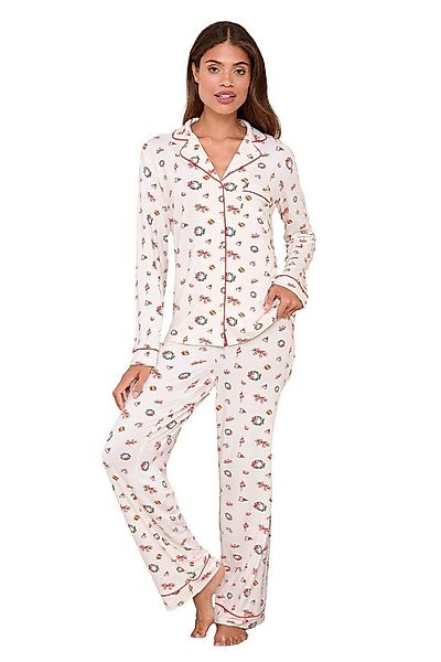 LIPSY Pyjama Lipsy Weihnachtlicher Pyjama aus Jersey (2 tlg) günstig online kaufen