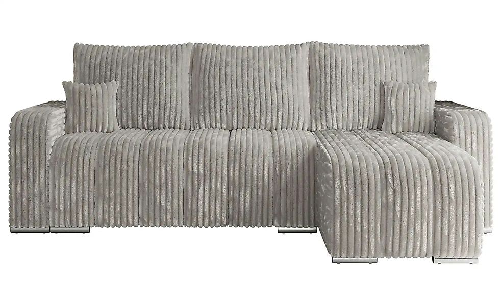 Ecksofa mit Schlaffunktion Kirasso ¦ grau ¦ Maße (cm): B: 245 H: 86 Polster günstig online kaufen