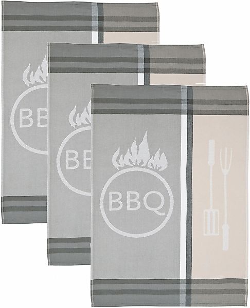 ROSS Geschirrtuch "BBQ" Motivtuch, aus 100% Baumwolle günstig online kaufen