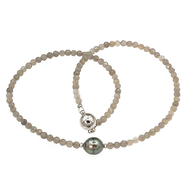Bella Carina Perlenkette Kette mit einer günstig online kaufen