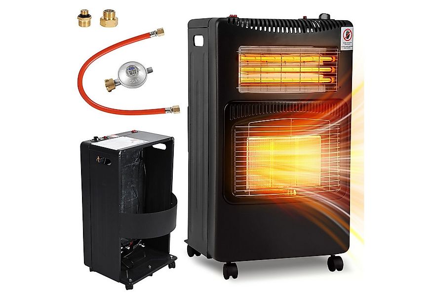 Clanmacy Heizlüfter Gasheizung 4,2KW mit Deutsch-Europäisch-Konverter Gasof günstig online kaufen