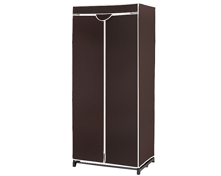 COSTWAY Stoffschrank Keiderschrank mit Kleiderstange & Ablage, 172x74x50cm günstig online kaufen