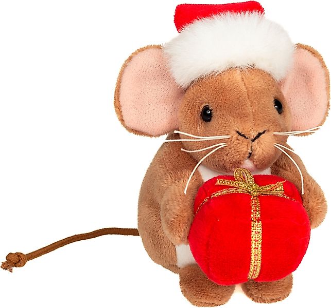 Teddy Hermann® Kuscheltier Weihnachtsmaus mit Geschenk, günstig online kaufen
