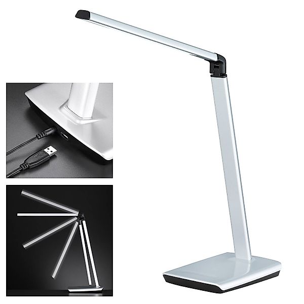 LED-Tischleuchte Bright, dimmbar, CCT, silber günstig online kaufen