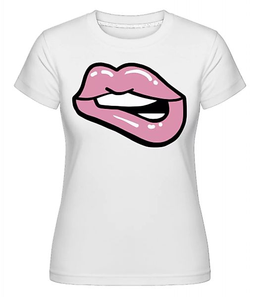 Pink Lips · Shirtinator Frauen T-Shirt günstig online kaufen
