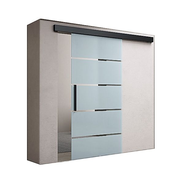 doporro Glasschiebetür Türen Schwarz Softclose-Automatik Schiebetür günstig online kaufen