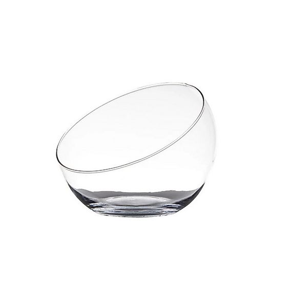 Hakbijl Glass Dekovase INNIS schräger Rand günstig online kaufen