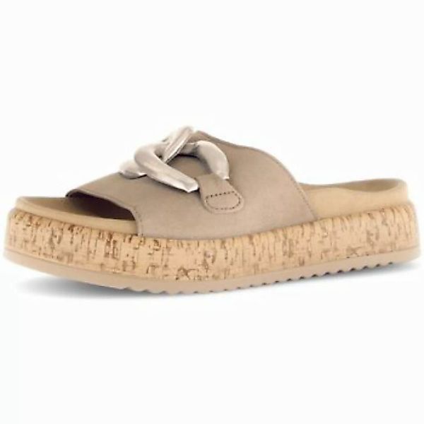 Gabor Pantolette, Plateau, Sommerschuh, Schlupfschuh mit bezogener Zierkett günstig online kaufen