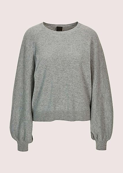 MADELEINE Longpullover "Strickpullover Stilvoller Wollpullover mit Ballonär günstig online kaufen