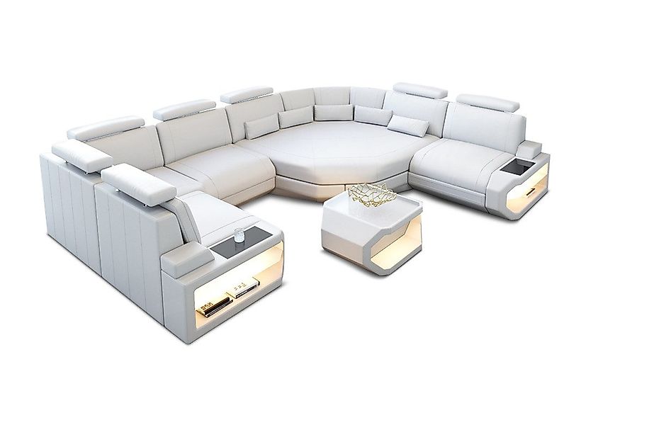 Sofa Dreams Wohnlandschaft Sofa Leder Asti günstig online kaufen