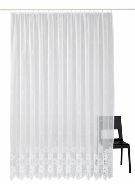 Weckbrodt Gardine "Wien" Kräuselband 1 Stk. tlg. Jacquard, strukturiert, Al günstig online kaufen