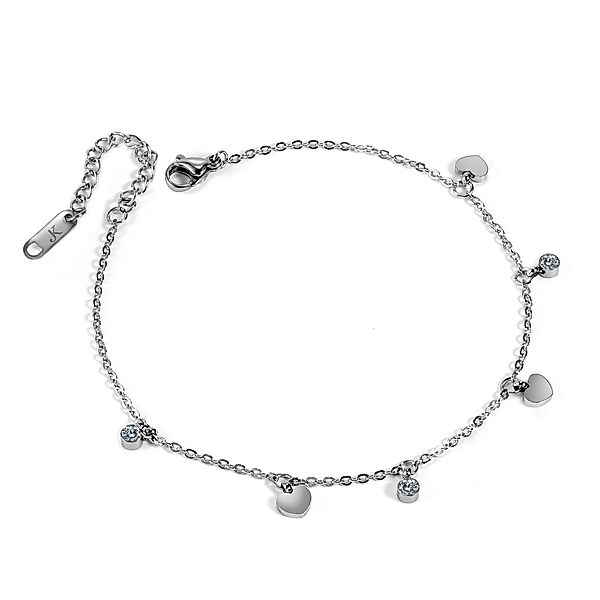 Kim Johanson Fußkette Feline, mit Zirkonia günstig online kaufen