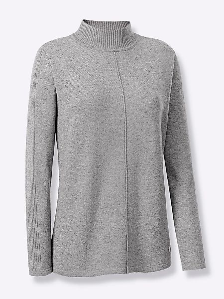 CREATION L PREMIUM Stehkragenpullover "Merino-Kaschmir-Pullover" günstig online kaufen