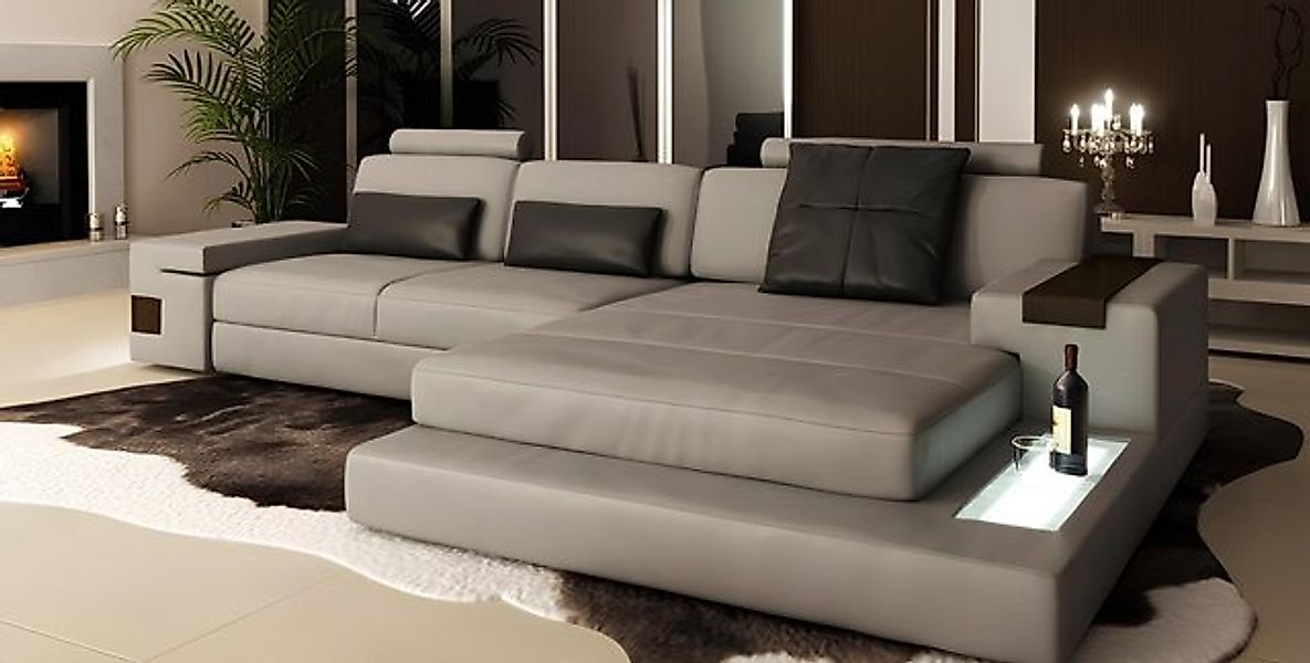 Xlmoebel Ecksofa Sofa mit Stoffbezug und USB-Anschluss, bequeme Polsterung, günstig online kaufen