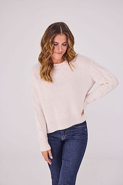 Lieblingsstück Rundhalspullover AmairaL mit Zopfmuster am günstig online kaufen