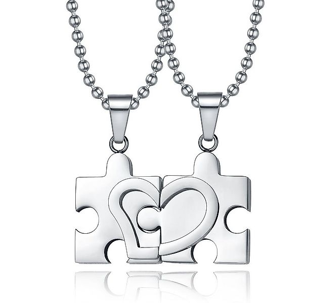 Kim Johanson Schmuckset Puzzle (4-tlg), für verliebte, Partnerketten: 2 Ket günstig online kaufen