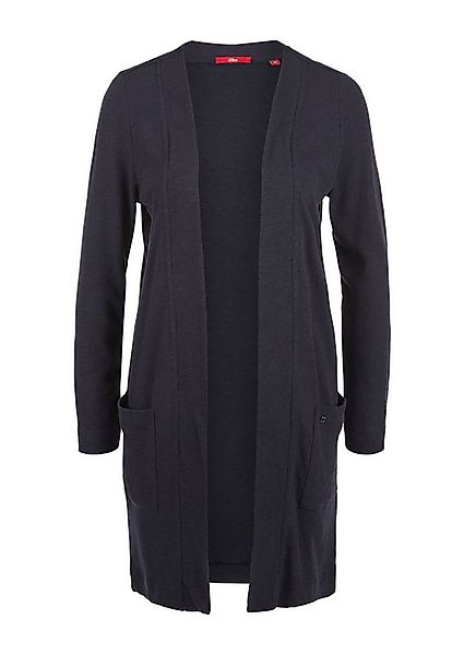 s.Oliver Strickjacke Basic (1-tlg) langarm, mit Taschen, ohne Verschluss günstig online kaufen