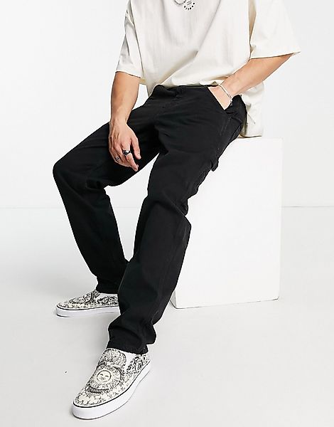 Stan Ray – Malerhose im Stil der 80er in Schwarz günstig online kaufen
