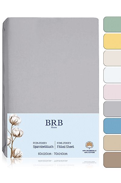 BRB HOME Spannbettlaken 60x120 für Baby, günstig online kaufen