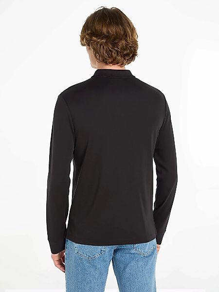 Calvin Klein Poloshirt "SMOOTH COTTON SLIM LS POLO" günstig online kaufen