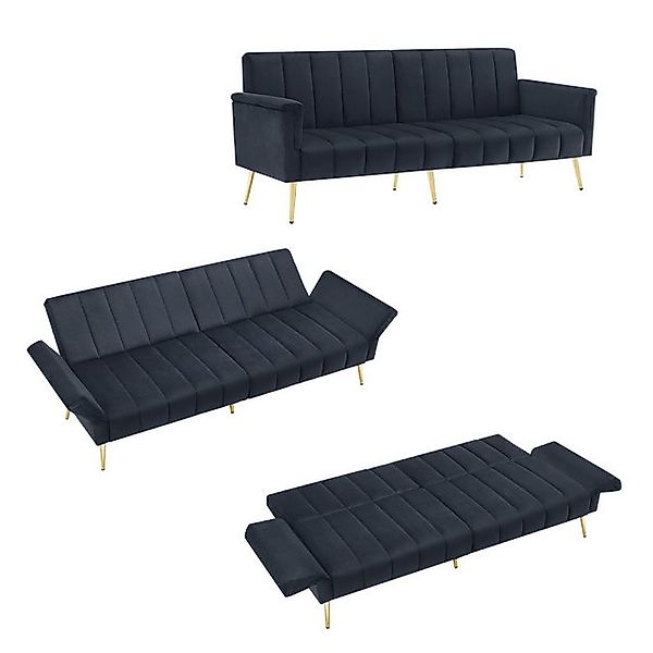 BlingBin Schlafsofa Mit Bettfunktion, Klappsofa, 1er set 1 Teile, mit Hilfs günstig online kaufen