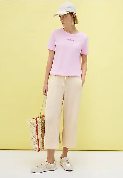 CECIL 3/4 Wide Leg Musselin Hose günstig online kaufen