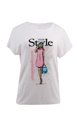 Passioni Print-Shirt mit Print Rundhals günstig online kaufen