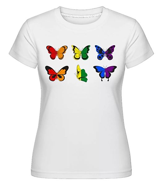 LGBTQ Schmetterling · Shirtinator Frauen T-Shirt günstig online kaufen