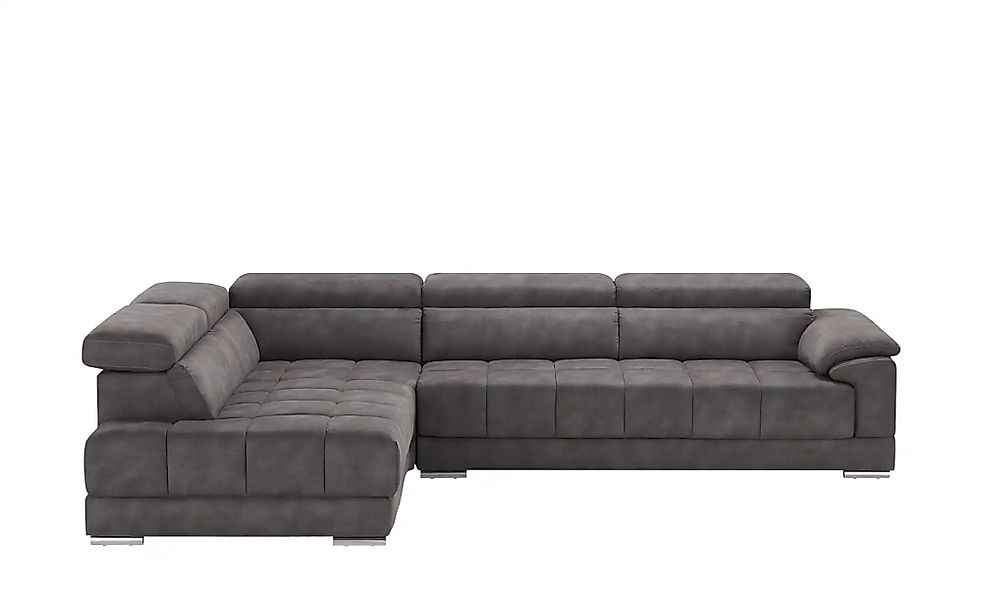 uno Ecksofa Mikrofaser Isabeli ¦ grau ¦ Maße (cm): B: 299 H: 72 T: 211.0 Po günstig online kaufen