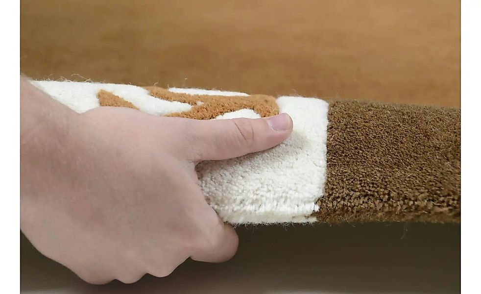 THEKO Wollteppich "Ambadi" rechteckig 14 mm Höhe reine Schurwolle, handgetu günstig online kaufen