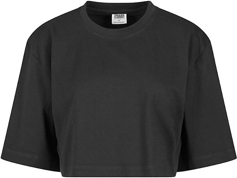URBAN CLASSICS T-Shirt Ladies Heavy Organic Oversized Cropped Tee günstig online kaufen