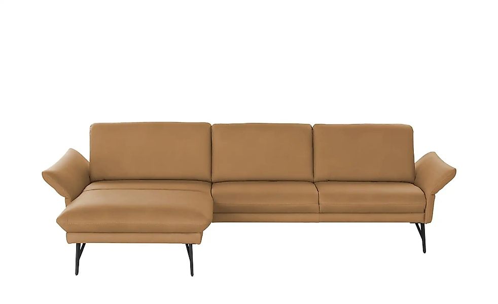 himolla Ecksofa Echtleder 1928 ¦ gelb ¦ Maße (cm): B: 296 H: 85 T: 175.0 Po günstig online kaufen