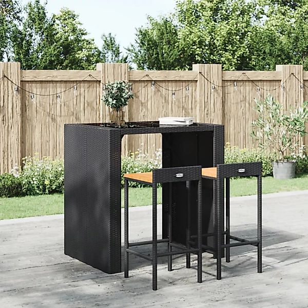 vidaXL Barhocker Barhocker 2 Stk. Schwarz günstig online kaufen
