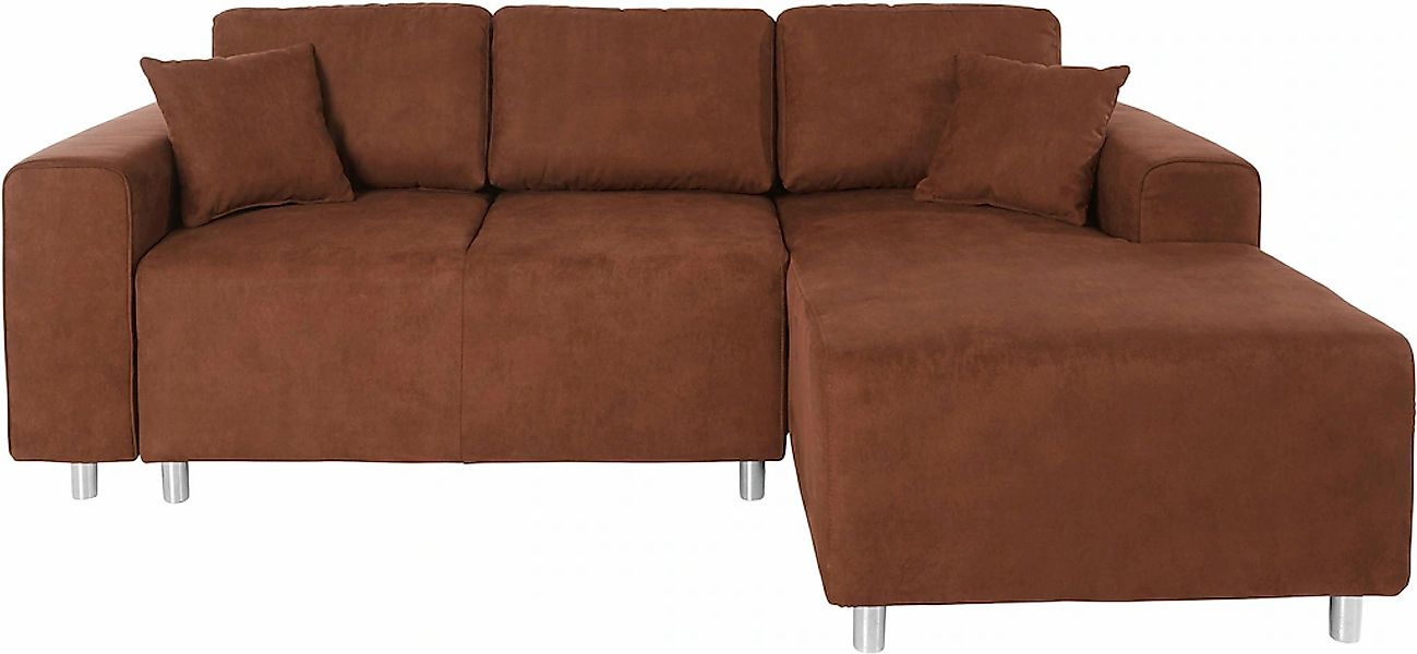 Home affaire Ecksofa "Györ", L-Form, wahlweise mit Bettfunktion und Bettkas günstig online kaufen