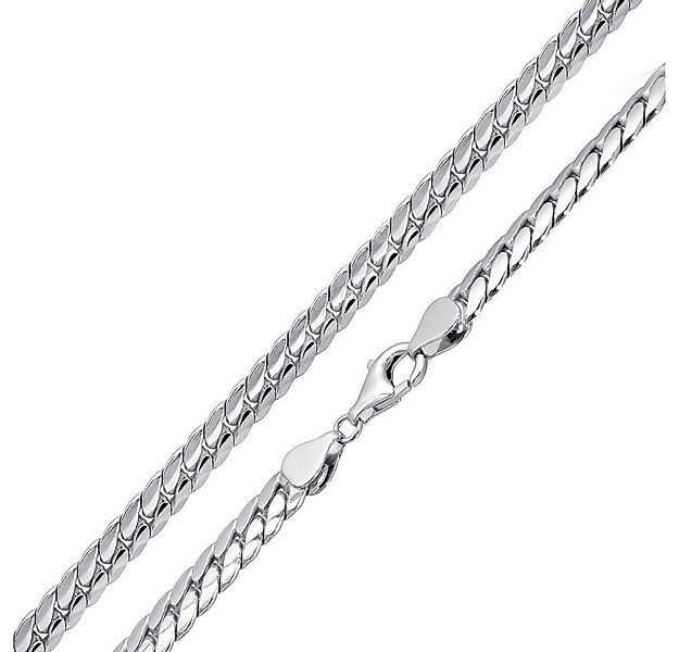 Materia Silberkette Herren Silber Panzerkette massiv breit 6mm K48, 925 Ste günstig online kaufen