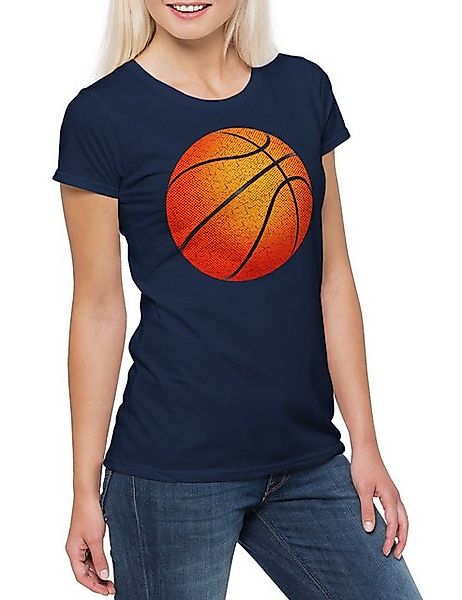 Urban Backwoods Print-Shirt Basketball I Damen T-Shirt Court Streetball Pla günstig online kaufen