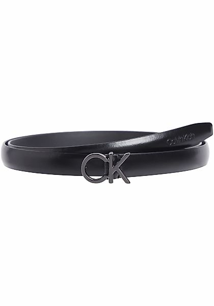 Calvin Klein Ledergürtel "CK THIN BELT 1.5CM", mit Logoprägung als Schließe günstig online kaufen