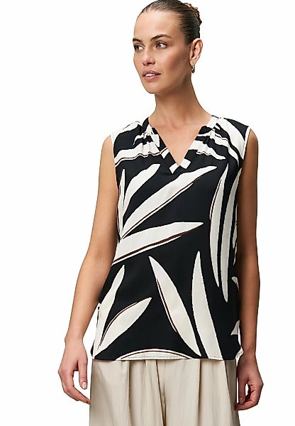 Zero Blusentop "zero Damen Blusentop mit V-Ausschnitt" günstig online kaufen