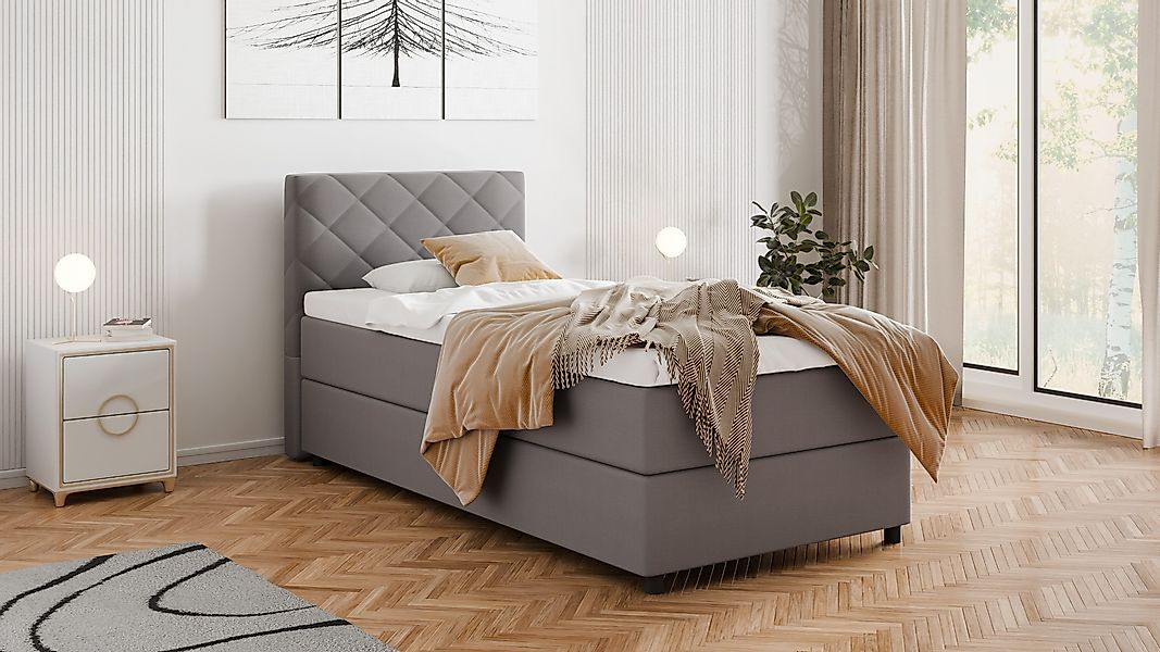PANDA MÖBEL GmbH Boxspringbett DIAMARO 90x200, günstig online kaufen